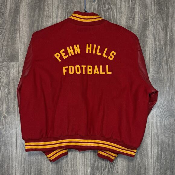 Rennoc Other - Penn Hills Football Aaron Donald High School Wool Varsity Jacket Size 2XL